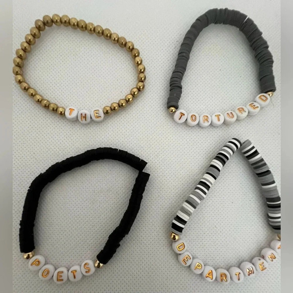SET: Girls beaded bracelets. The Tortured Poet Department, 7 bracelets. - Picture 3 of 13